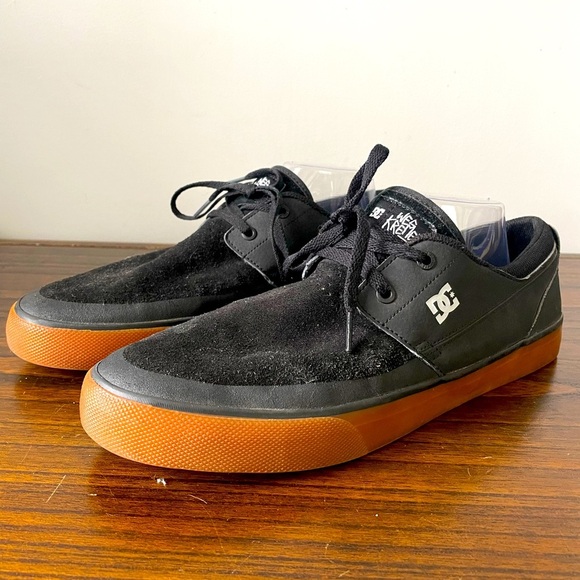 DC Other - DC Shoe Co, 12, men’s black suede Wes Kremer II gum sole skateboarding shoe